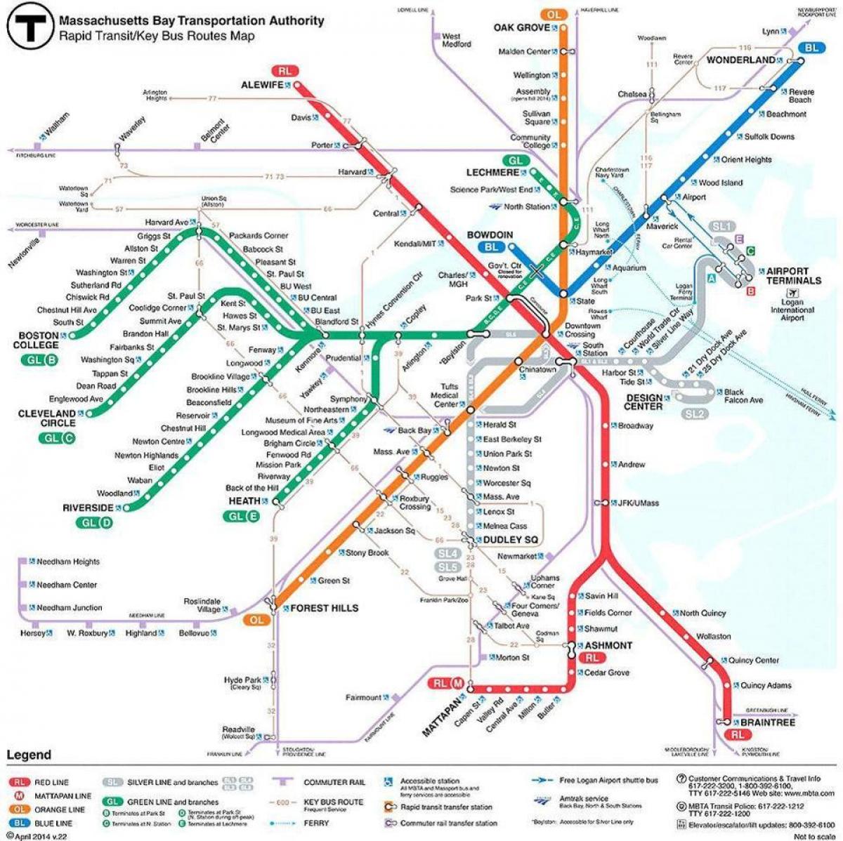 mapu MBTA