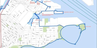 Harborwalk Boston mapě