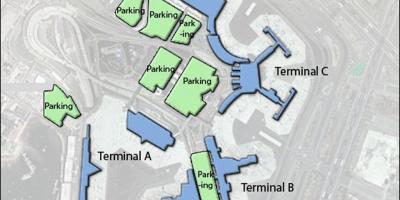 Mapa Boston Logan airport