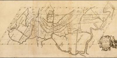 Mapa koloniální Boston
