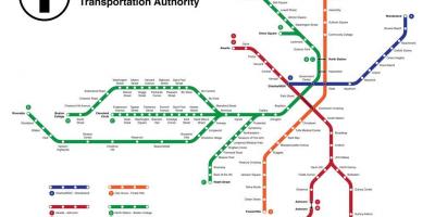 Metro Boston mapě