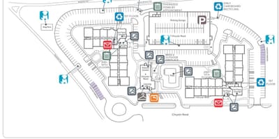 Mapa Natick Mall